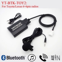 Адаптер Bluetooth AUX Yatour YT-BTK TOY2 для TOYOTA (Bluetooth / AUX)